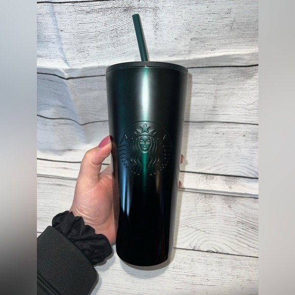 Starbucks Other - 2020 Starbucks Dark Green/Black Gradient Ombré Tumbler - Rare Release